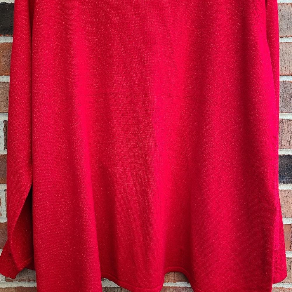 Briggs Red Metallic Sweater - Picture 8 of 9